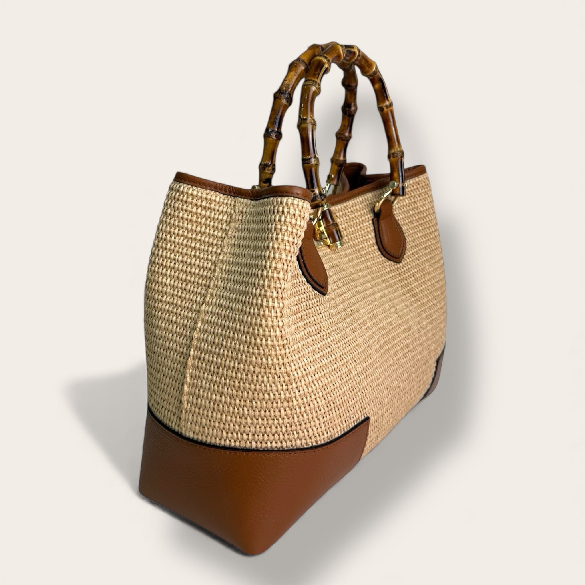 Florence Italy – Borsa Bargello in Paglia e Pelle