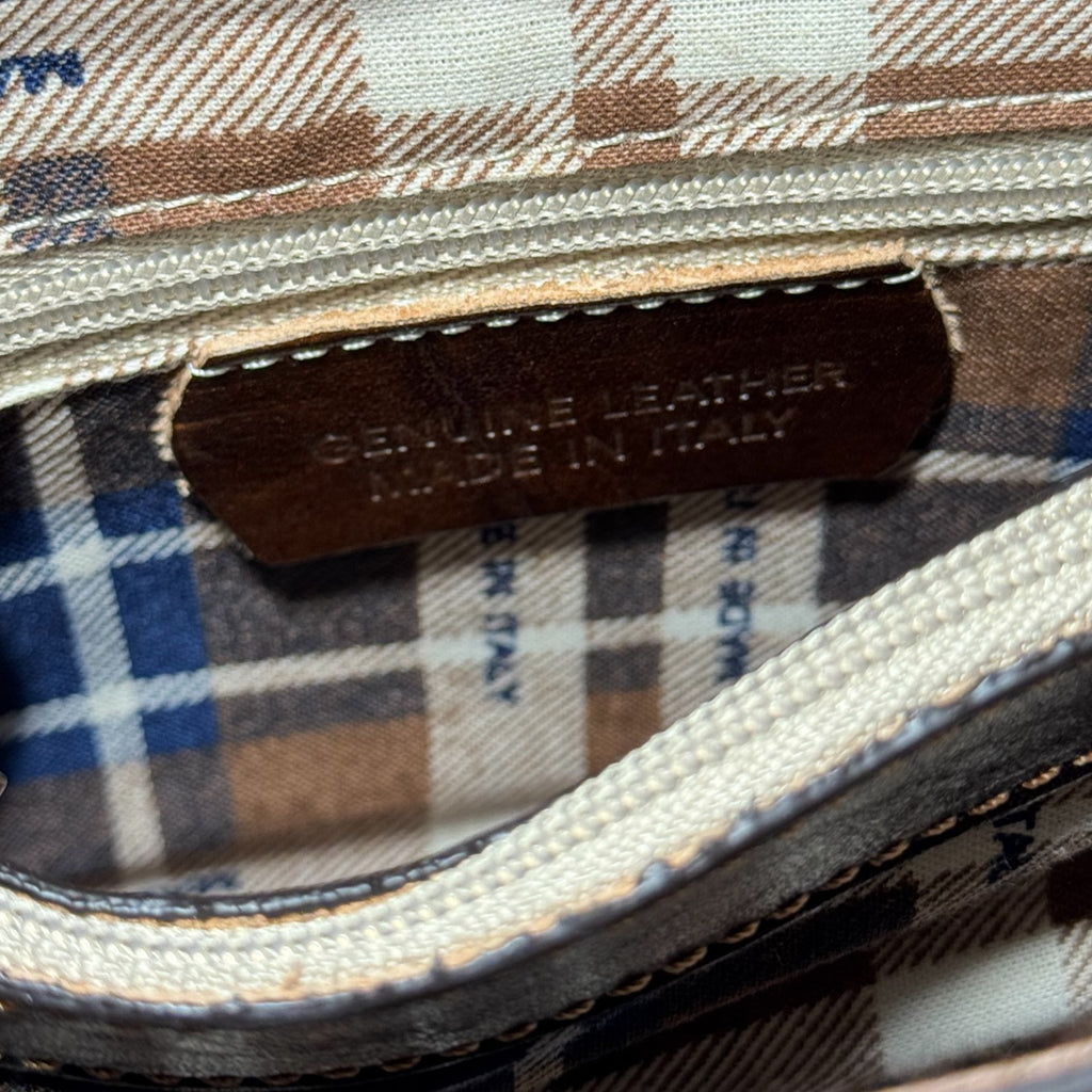 Borsa "Venere" Bordeaux e marrone - Florence Italy