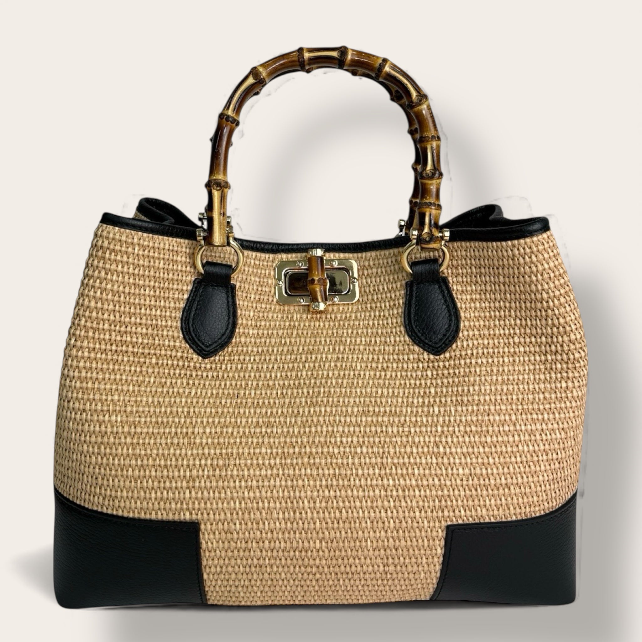 Florence Italy – Borsa Bargello in Paglia e Pelle