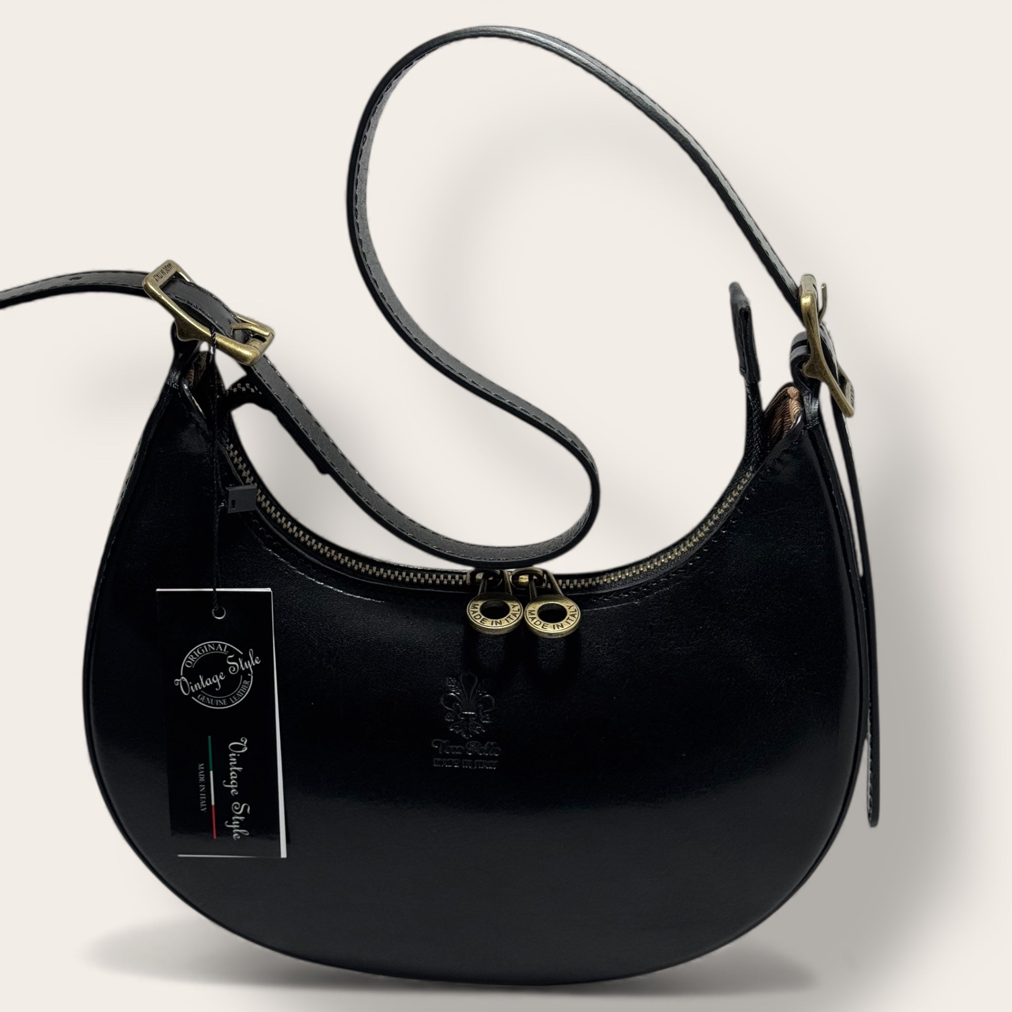 Borsa “Beatrice” nera – Florence Italy