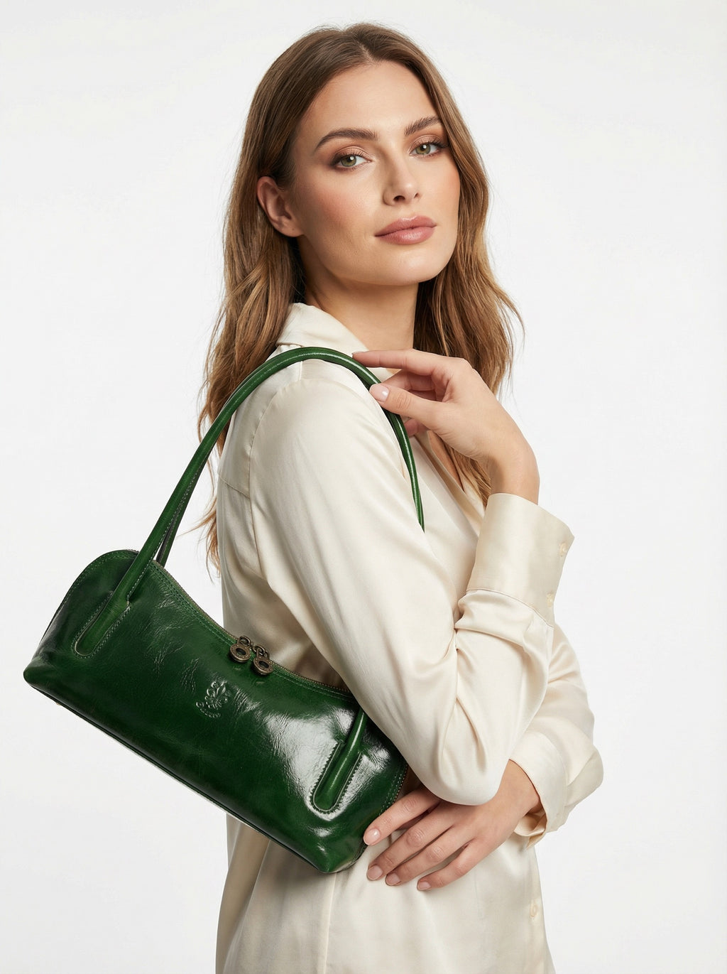 Borsa "Lungarno" verde - Amò