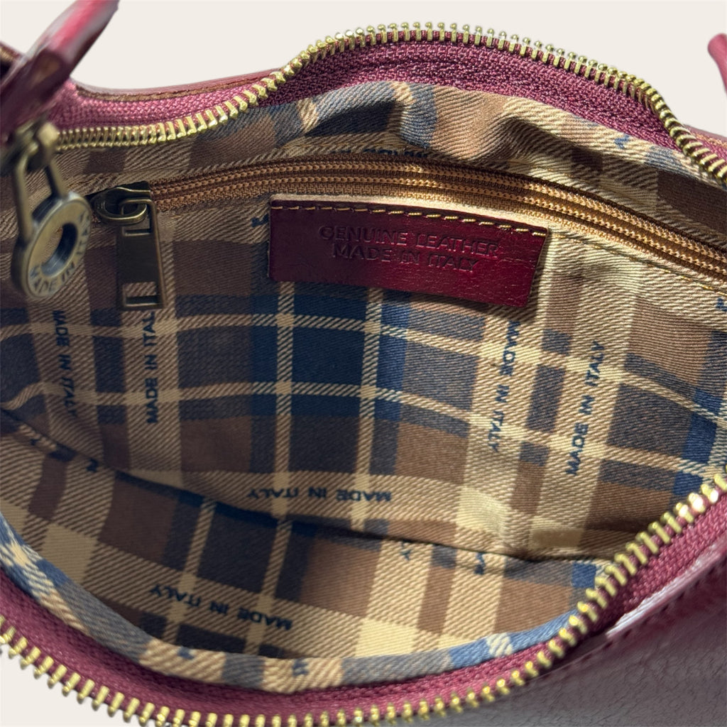 Borsa “Beatrice” bordeaux – Florence Italy