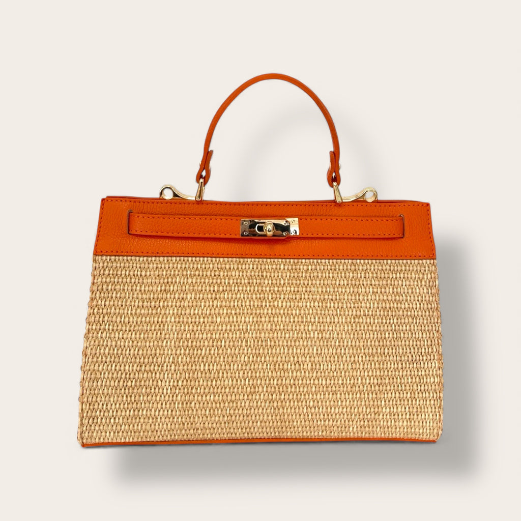 Florence Italy – Selva | Borsa in pelle e raffia