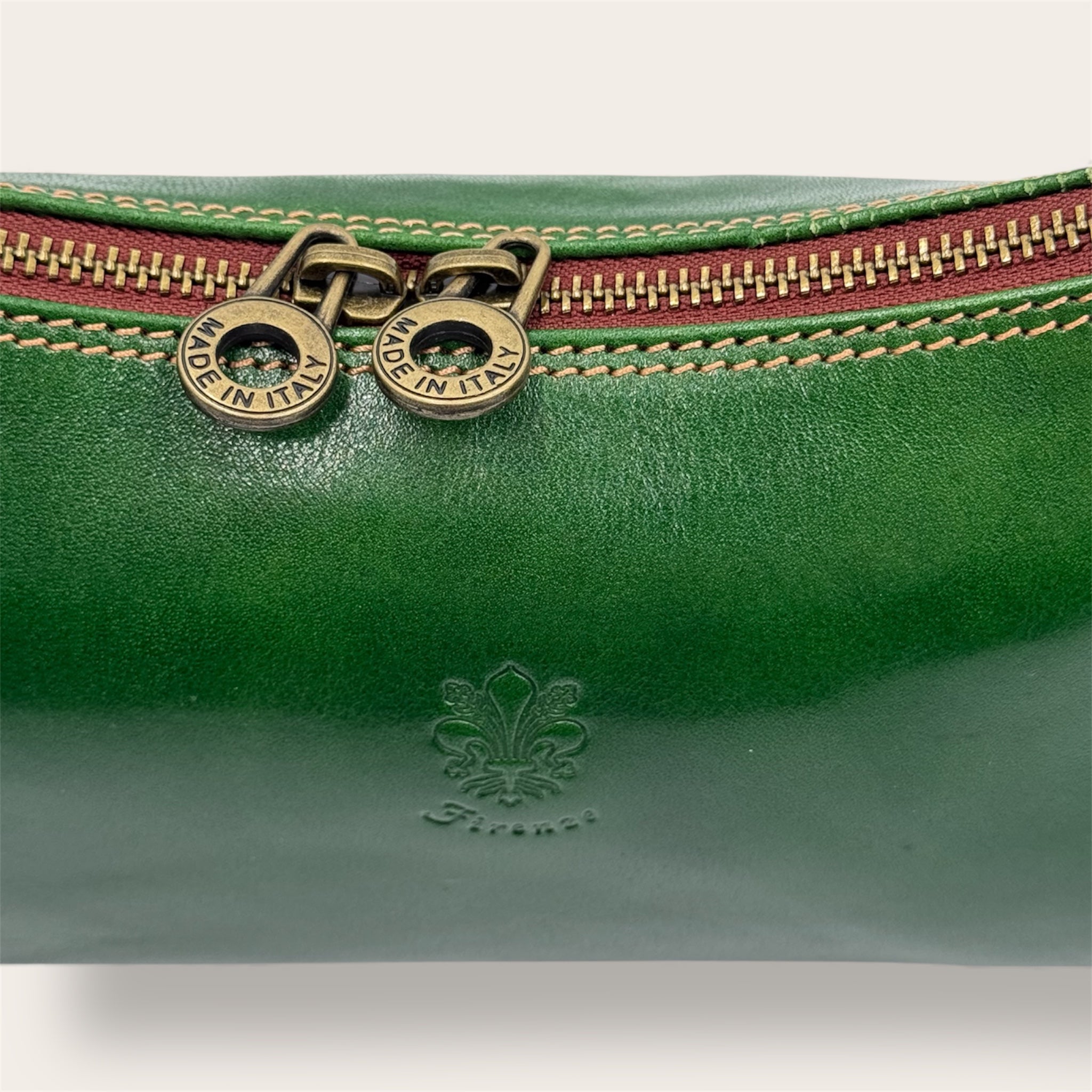 Borsa "Lungarno" verde e marrone - Amò