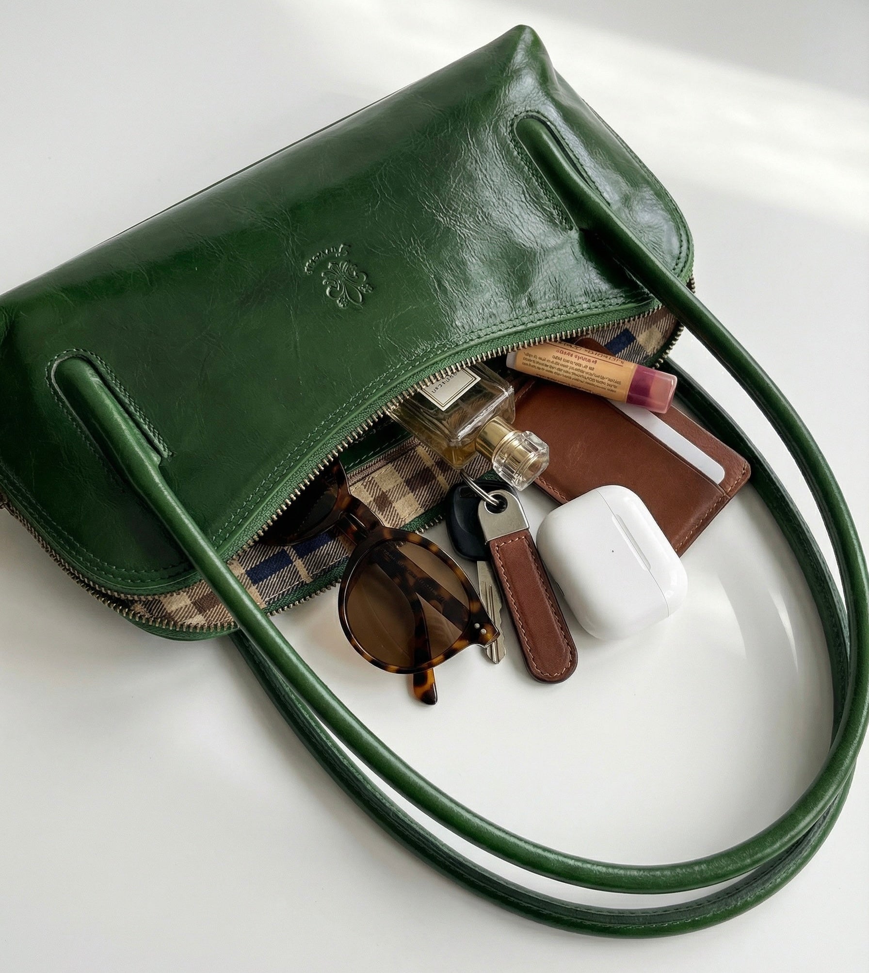 Borsa "Lungarno" verde - Amò