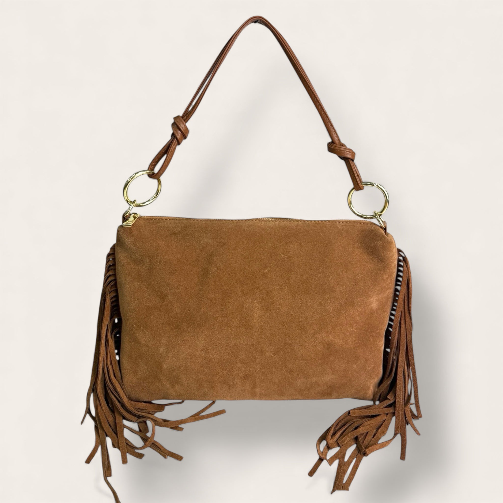 Borsa Medusa in vera pelle scamosciata | Florence Italy