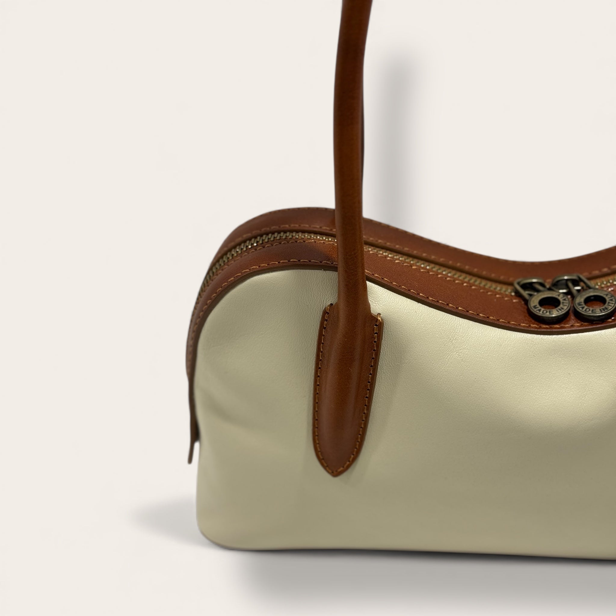 Florence Italy – Tornabuoni Avorio | Borsa in Pelle Made in Italy