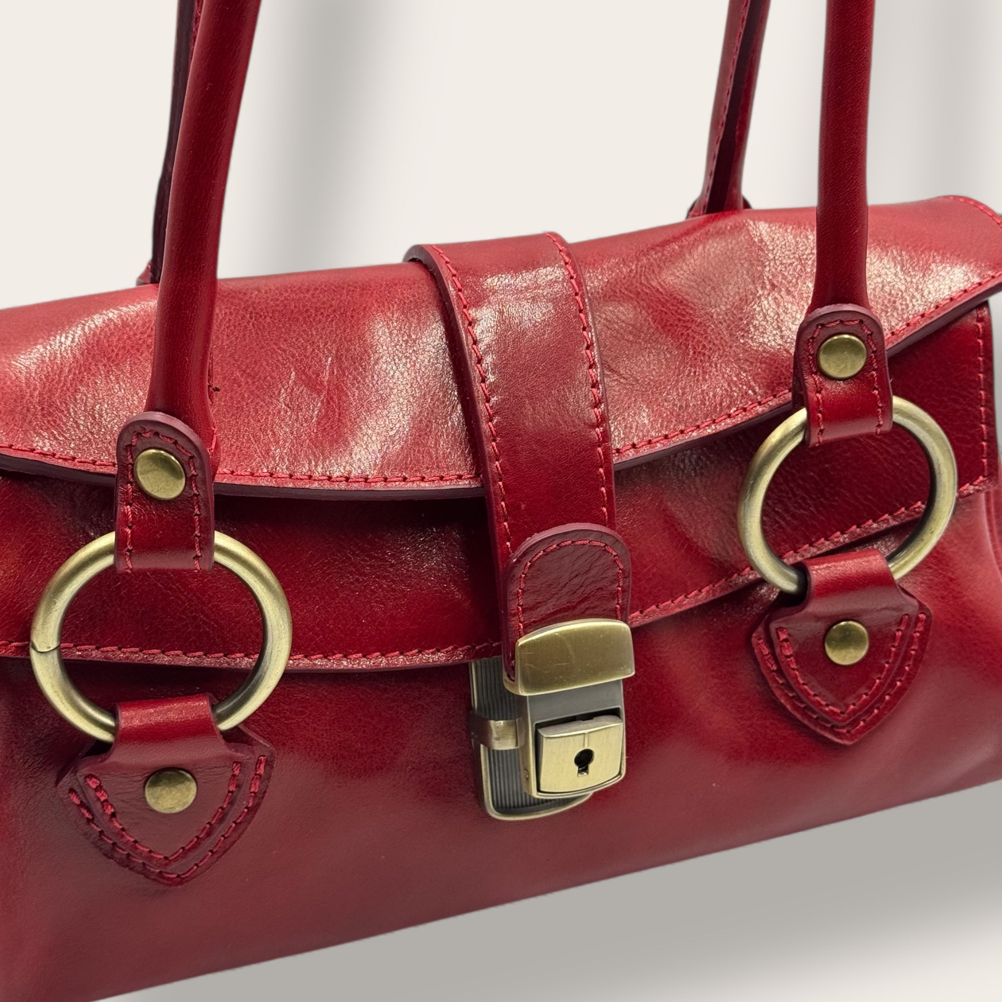 Giglio – Borsa Artigianale in vera pelle Florence Italy