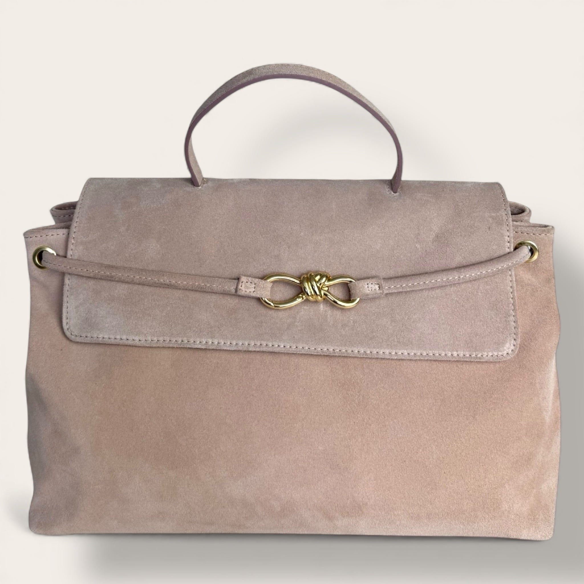 Borsa Aurea in vera pelle scamosciata | Florence Italy