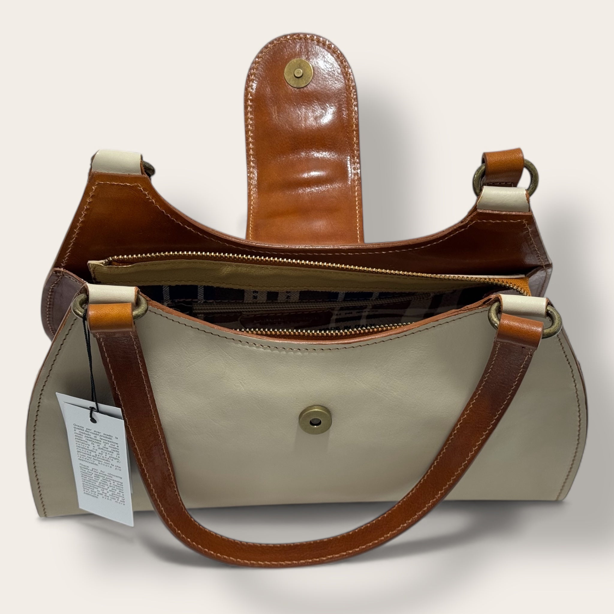 Borsa “Signoria” avorio – Florence Italy