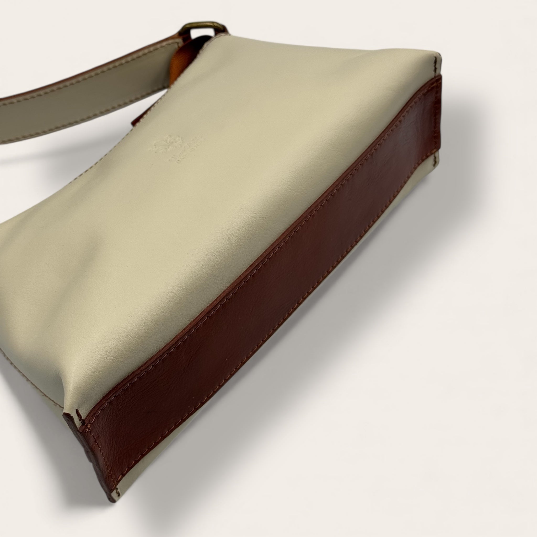 Borsa Novella Avorio in vera pelle | Florence Italy