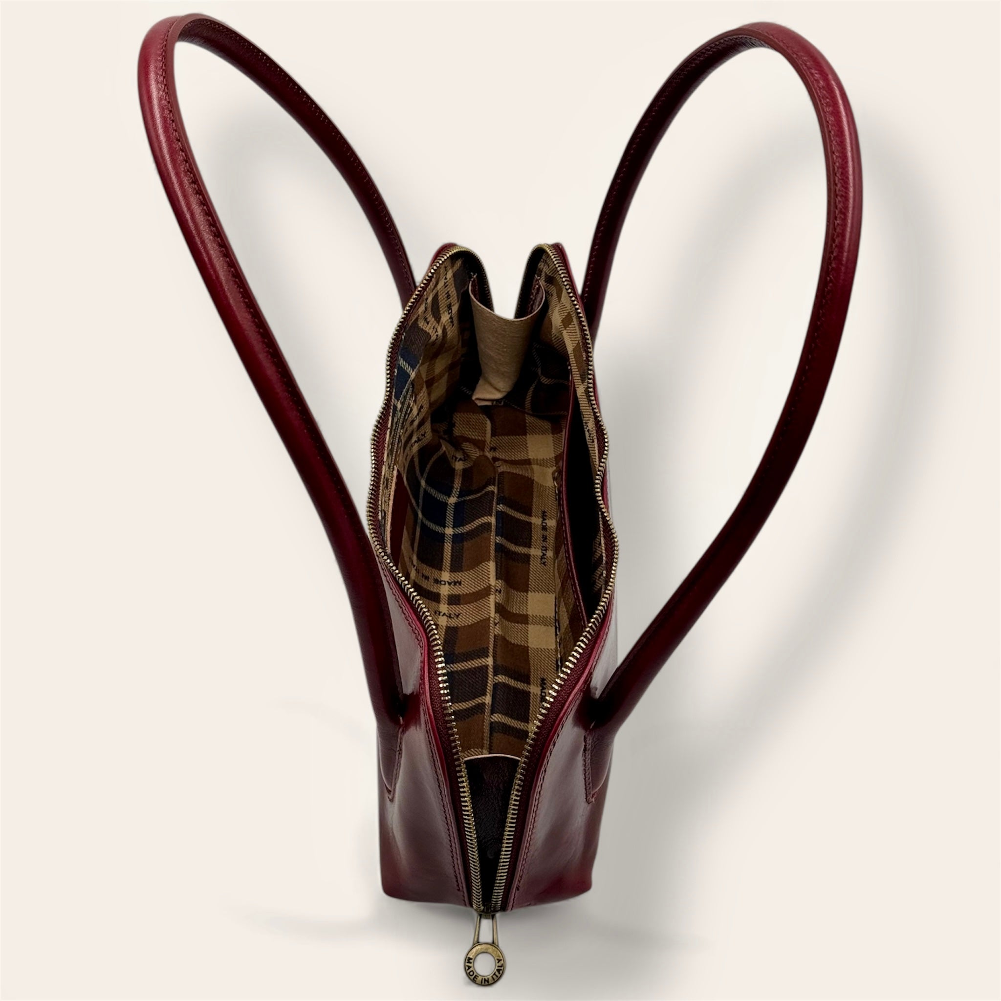 Borsa "Lungarno" bordeaux - Amò