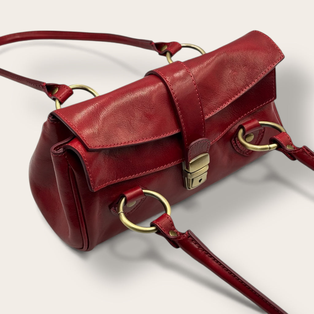 Giglio – Borsa Artigianale in vera pelle Florence Italy