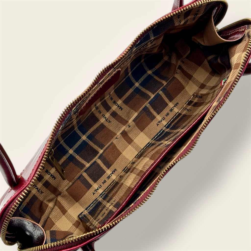 Borsa "Lungarno" bordeaux - Amò