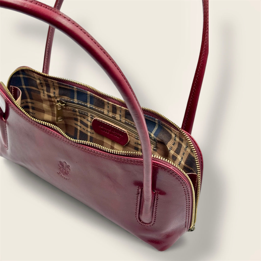 Borsa "Lungarno" bordeaux - Amò