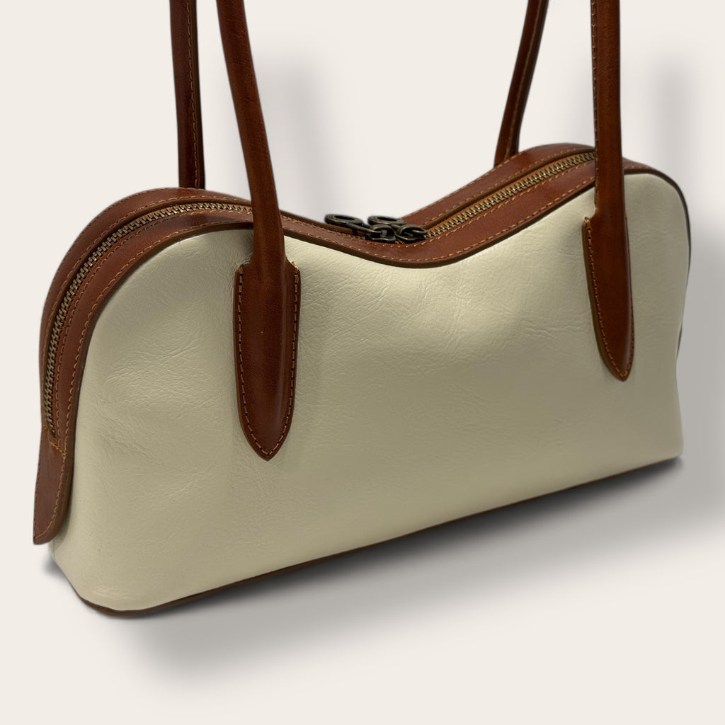 Florence Italy – Tornabuoni Avorio | Borsa in Pelle Made in Italy