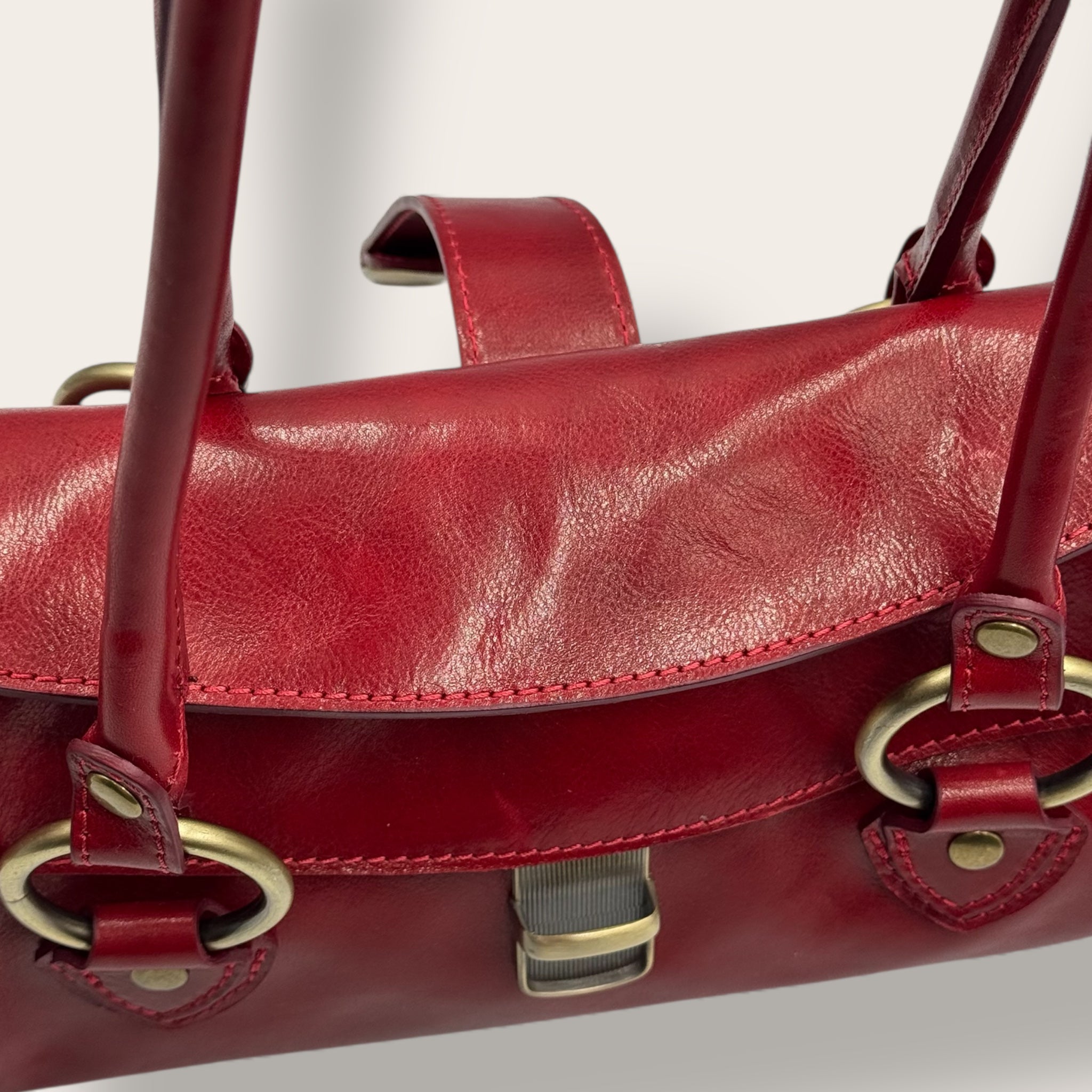 Giglio – Borsa Artigianale in vera pelle Florence Italy