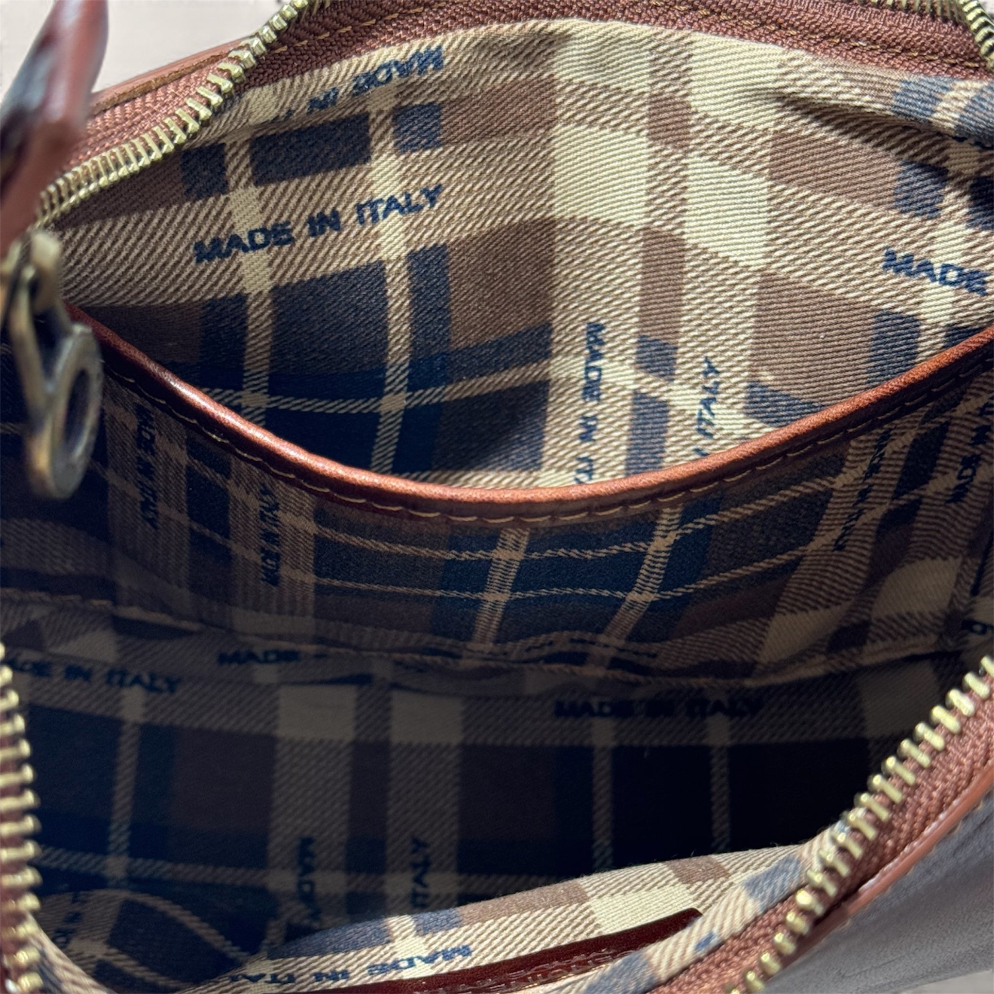 Borsa “Beatrice” marrone – Florence Italy